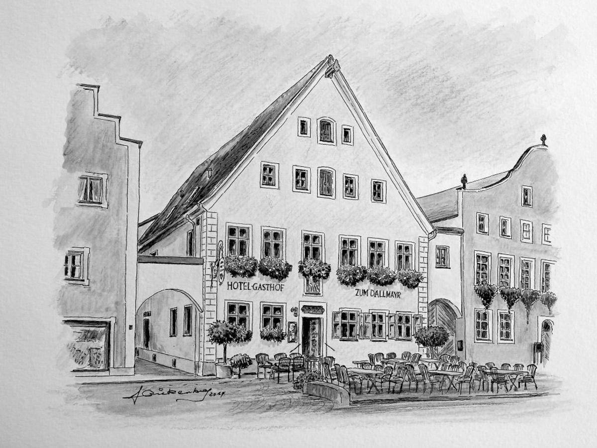 Zum Dallmayr Hotel Garni Berching Dış mekan fotoğraf